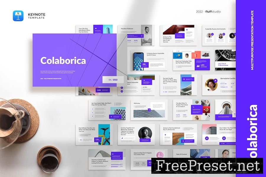 Colaborica - Multipurpose Keynote Template 92JLXCA