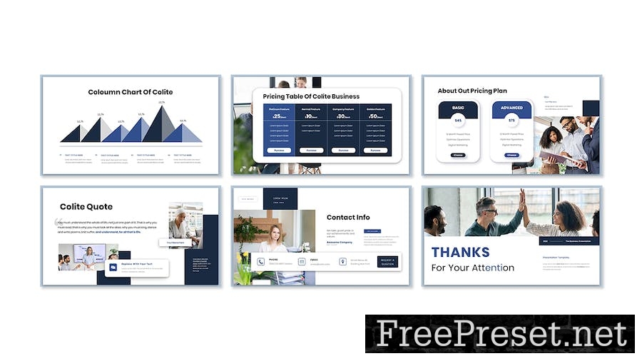 Colite - Business Presentation Keynote Template WS33K5D