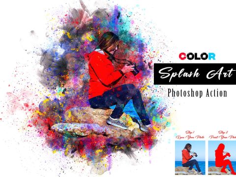 Color Splash Art Photoshop Action 10877202