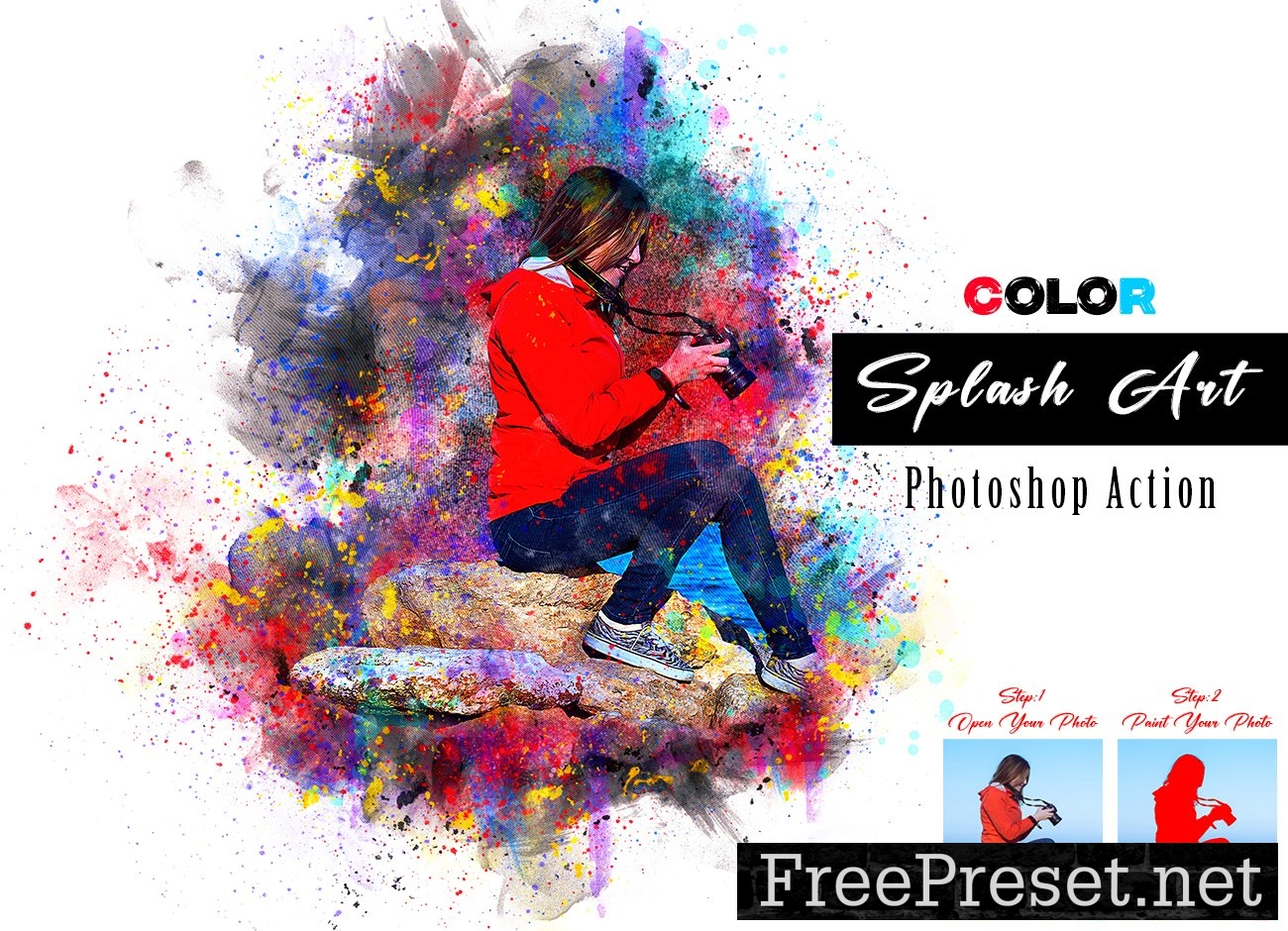 Color Splash Art Photoshop Action 10877202