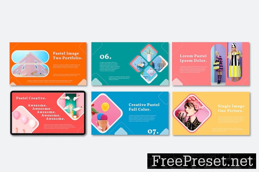 Colorfun - Keynote Presentation Template YFBQU9F