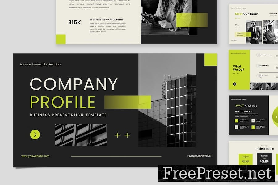 Company Profile - Keynote Template 5W5DULZ