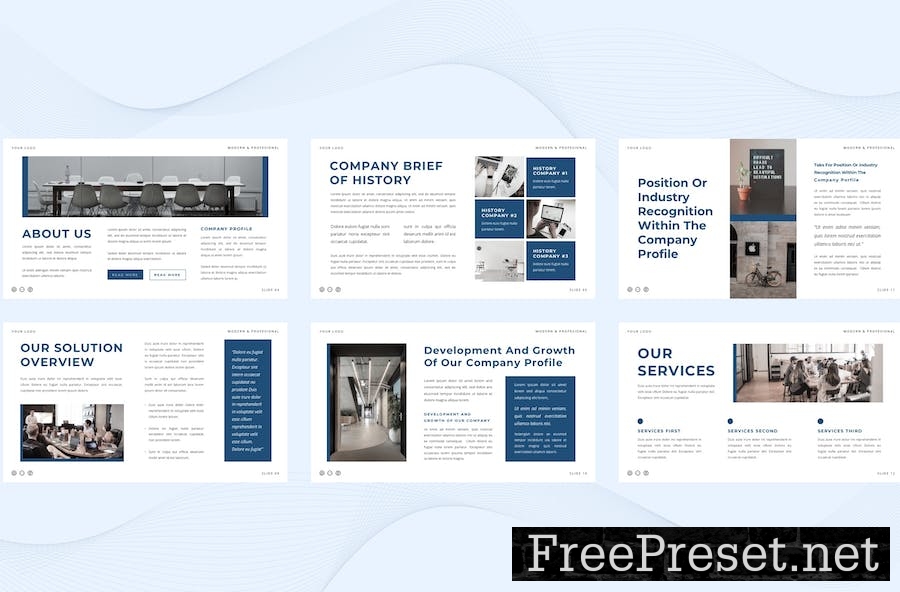 Company Profile Presentation Template - Keynote Y2X8CEM