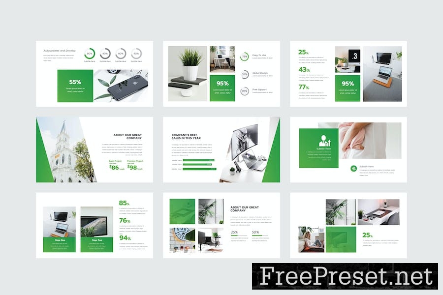 Competitor - PowerPoint Template F9Y2BWE