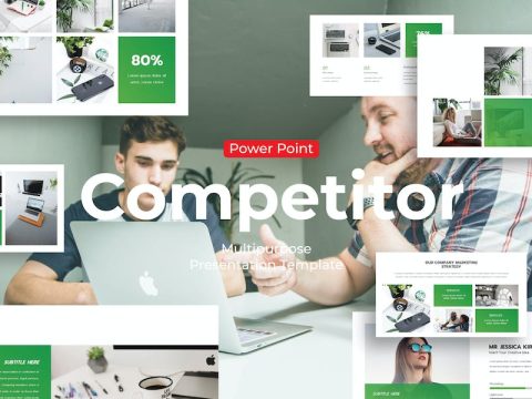 Competitor - PowerPoint Template F9Y2BWE