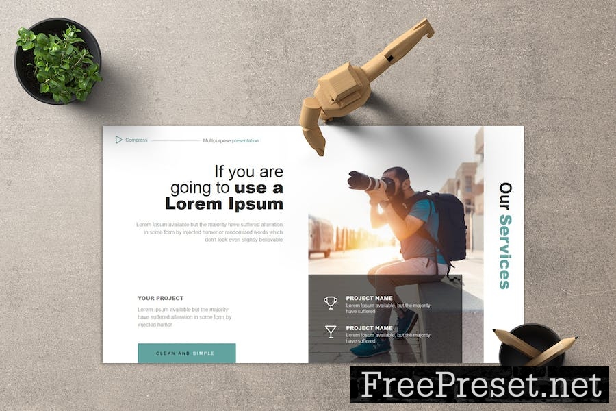 Compress - Powerpoint Template XMHMTG5