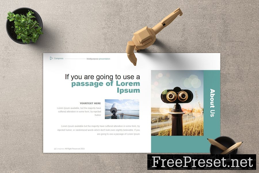 Compress - Powerpoint Template XMHMTG5