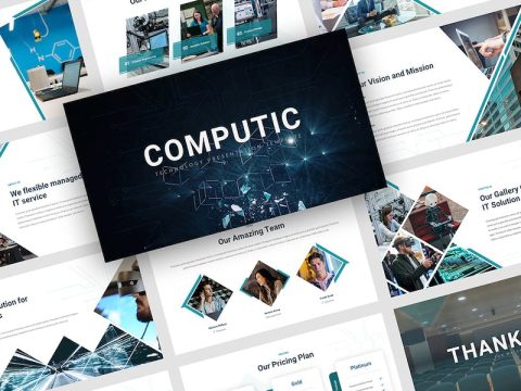 Computic - Technology Google Slides Template 2LJ7H7K