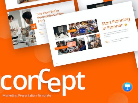 Concept Orange Modern Marketing Keynote N9V4HHP