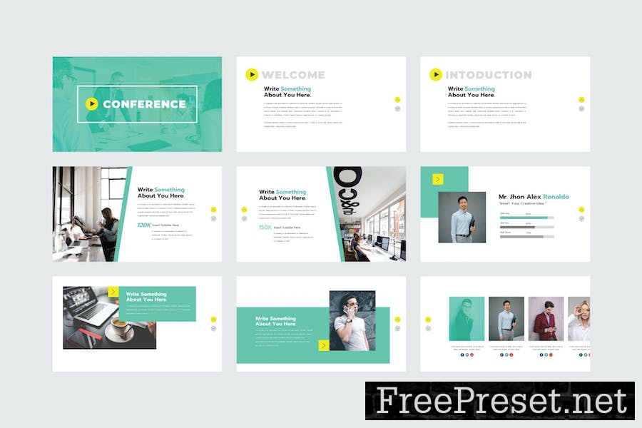 Conference - PowerPoint Template EJFSE9J