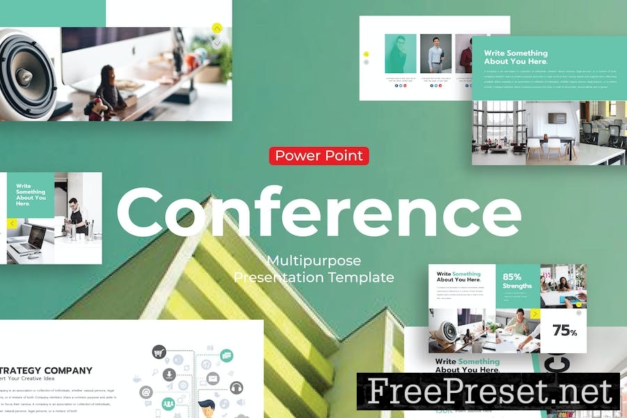 Conference - PowerPoint Template EJFSE9J