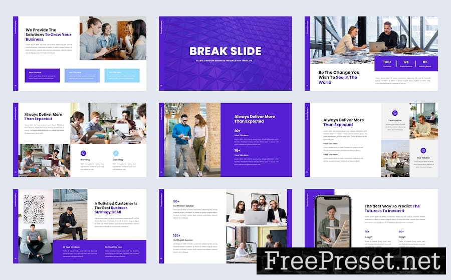 consina - Modern Business Google Slide Template 7Z26VD8