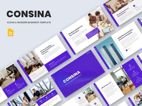 consina - Modern Business Google Slide Template 7Z26VD8