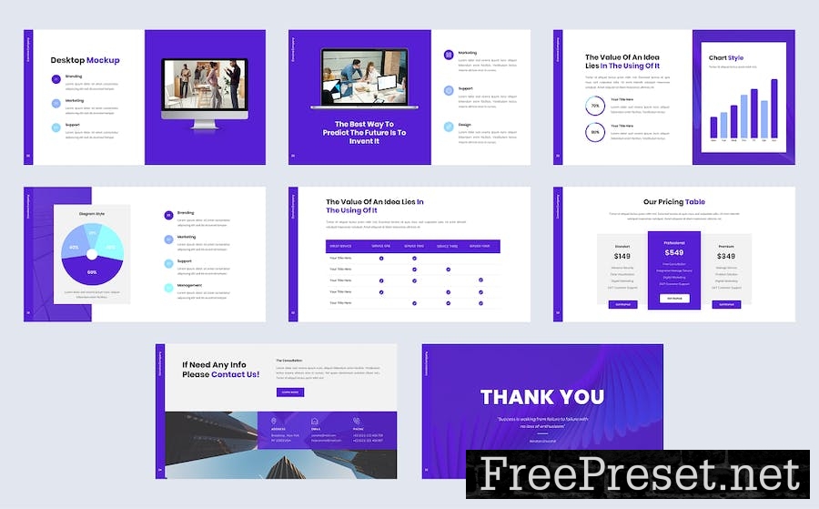 Consina - Modern Business Powerpoint Template F6RG4CY