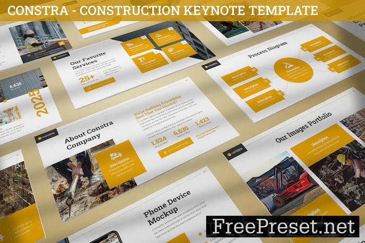 Constra - Construction Keynote Template 6N2SK7W