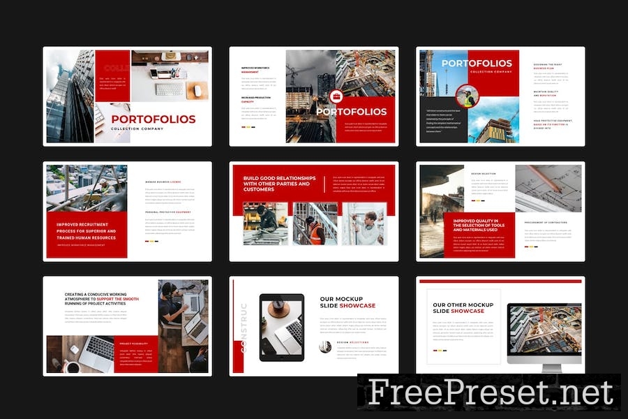 Construc – Industry and Property Google Slide 4C7FS6R