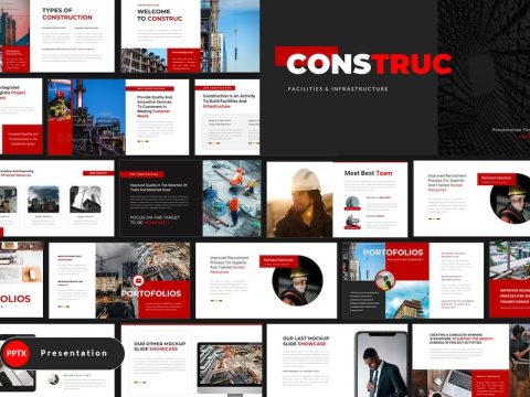 Construc – Industry and Property Powerpoint AUHKSNJ