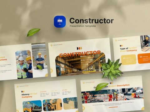 Constructor - Industrial Keynote Template V8FG95E