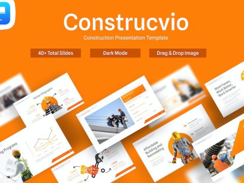 Construcvio Creative Industry Keynote Template RWVDGXZ