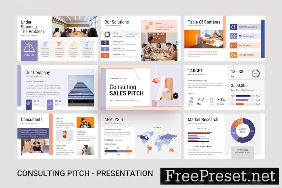 Consulting Sales Pitch Google Slides Presentation Z8NE6NH