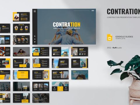 Contration - Construction Google Slides Template 7YJCEL9