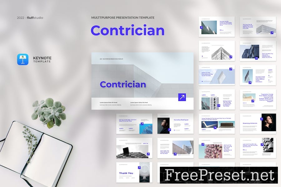 Contrician - Multipurpose Keynote Template HZHK8QB