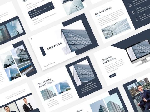 Convicer - Business PowerPoint Template W2BAZRZ