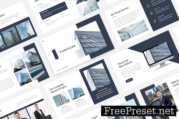 Convicer - Business PowerPoint Template W2BAZRZ