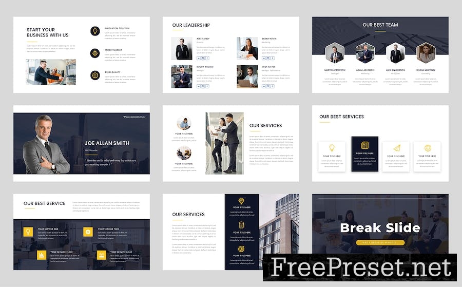 Corponies - Corporate Business Keynote Template SV9FEK8