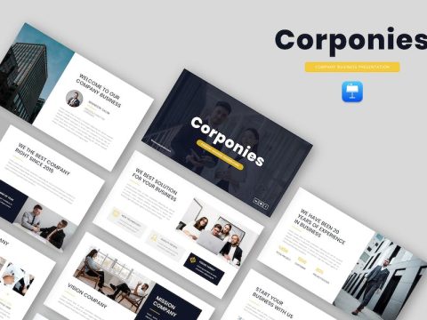 Corponies - Corporate Business Keynote Template SV9FEK8