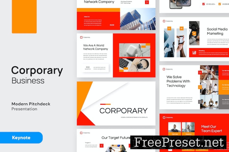 CORPORARY - Business Keynote Template BNRYSAZ