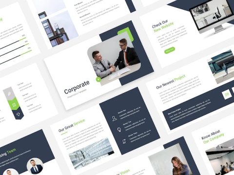 Corporate - Business PowerPoint Template TB334VL