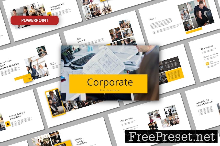 Corporate Powerpoint Template ZBTPJW9