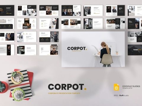 Corpot - Corporate Google Slides Template HPRVWUA