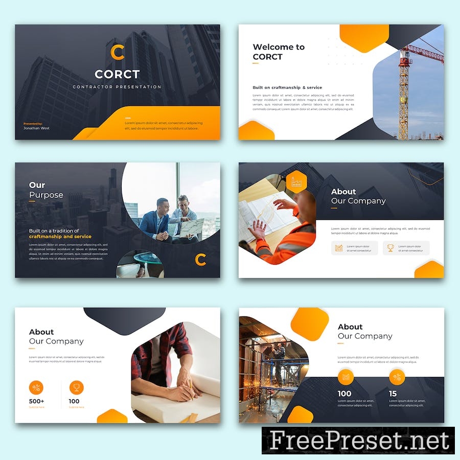 CORR – Constructions Keynote Template 48RZACM