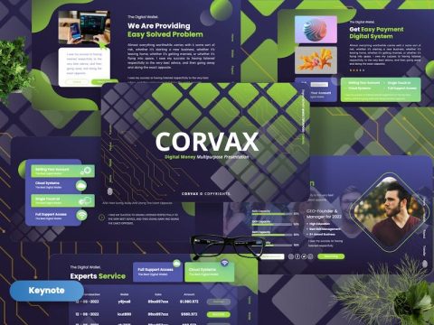 Corvax - Digital Money Keynote Templates ZR5LN4Q