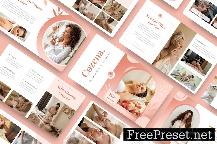 Cozena - Spa Center Keynote Template 28LQS58