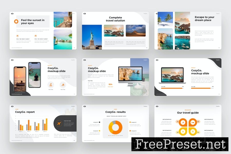 CozyGo - Tours & travel KeynoteTemplate LJD3HE2