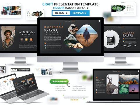 Craft Keynote Presentation Template Q55BGFF