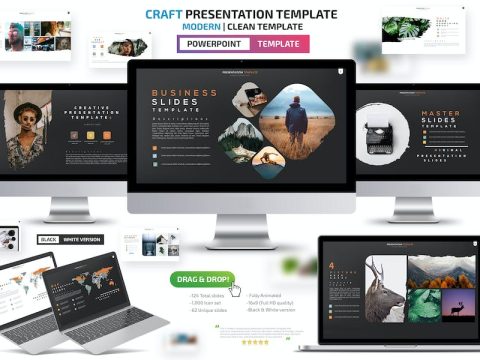 Craft Powerpoint Presentation Template GWC69JX