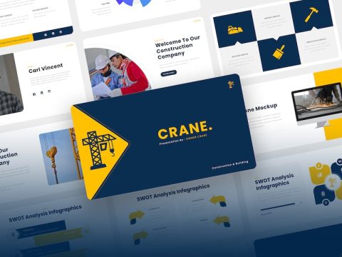 Crane - Construction & Building Keynote Template 458US9W