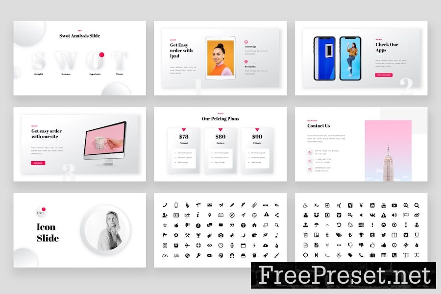 CRAVIE - Creative Modern Powerpoint Template 8YJF2RC