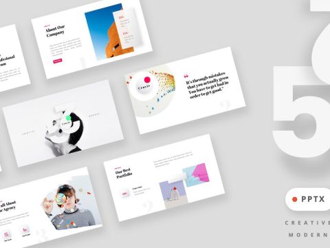 CRAVIE - Creative Modern Powerpoint Template 8YJF2RC