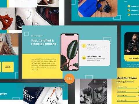 Creative Agency Google Slides Template PTF3X9X