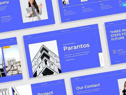 Creative Blue Yellow Business Company Profile 001 B7YYR33