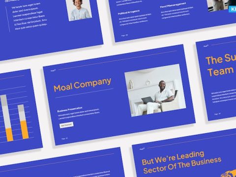 Creative Blue Yellow Company Profile 001