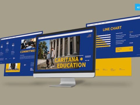 Creative Blue Yellow Education Business 011 9HCJT88