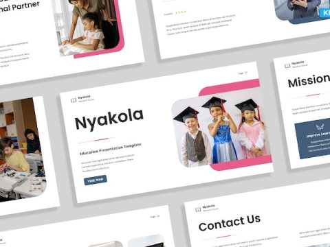 Creative white Pink Education Presentation N9L4V89