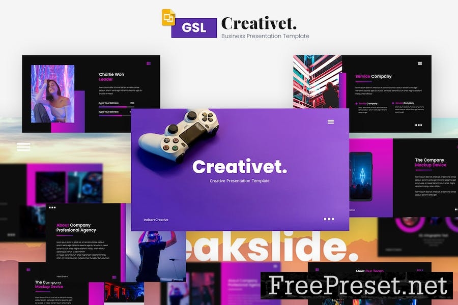 Creativet Busines & Creative Presentation Template J7L2L9W