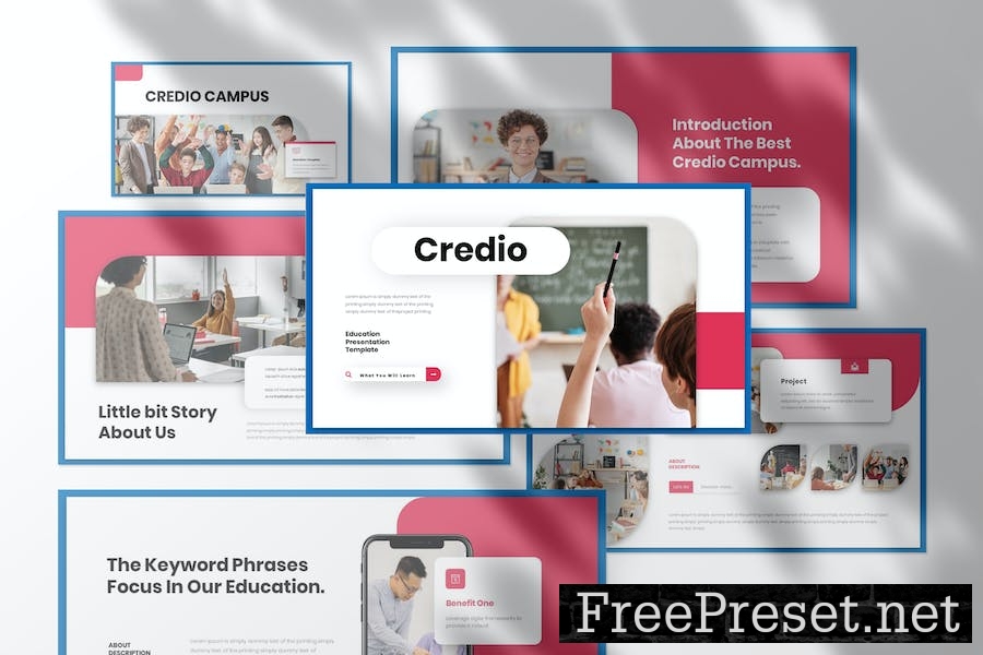 Credio - Education Presentation Google Slide HDE6RXF